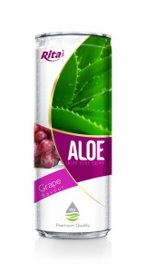 330ml Grape Flavor Aloe Vera Drink